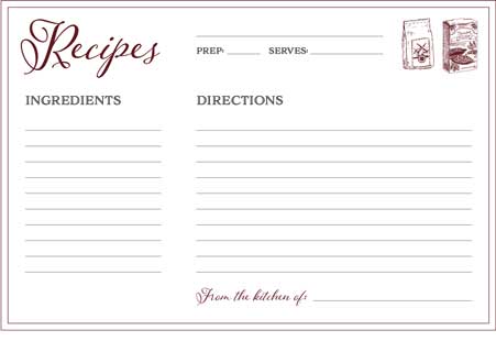 Recipe Book Template Family Cookbook Template (Download Now
