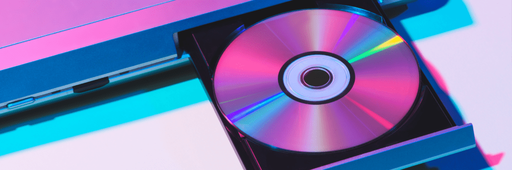 12cm Circular CDs / Blank CD/DVD Media: Retro Style Media